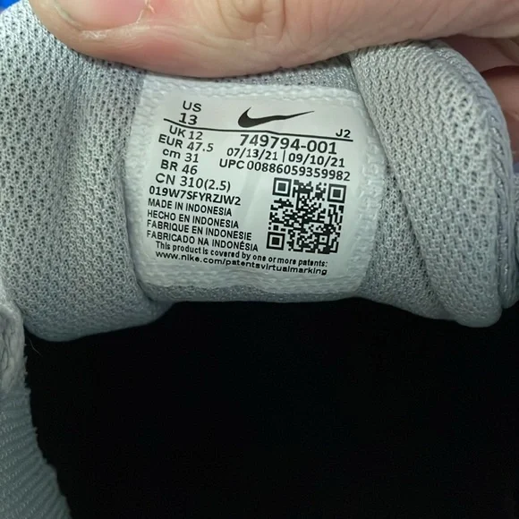 Nike MD runner 2 men’s 13 wolf grey 749794-002 - Picture 10 of 10